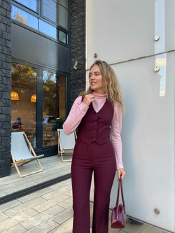 Жилет Office new винный