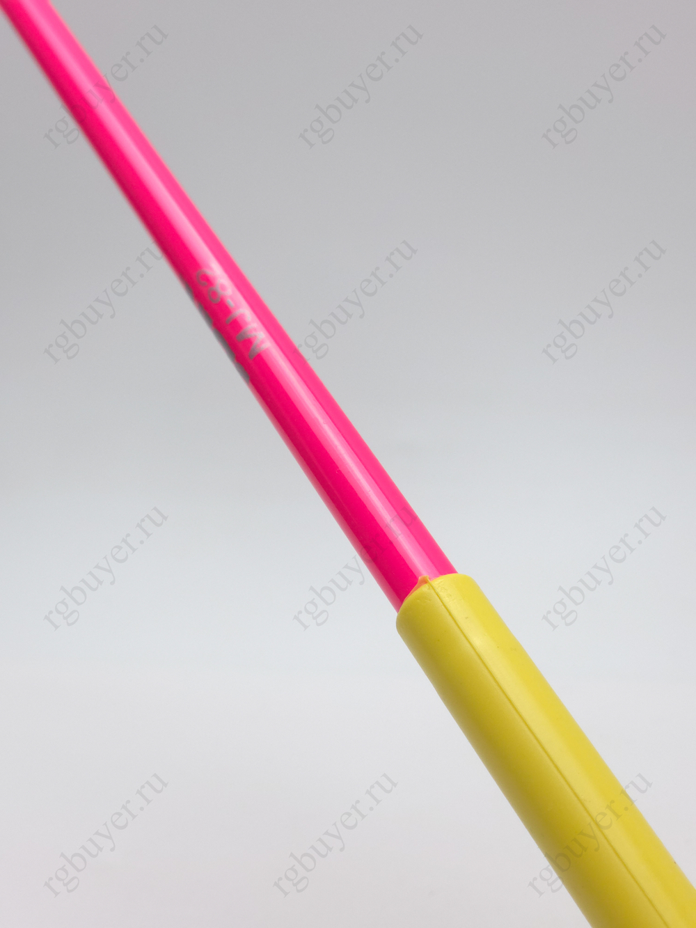 Палочка Sasaki 50 см розовая с жёлтой ручкой KEPxY(Fluo Pink x Yellow)