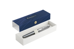 Ручка роллер Waterman  Embleme цвет GREY CT, цвет чернил: черный