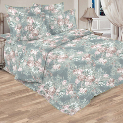 Бязь Премиум "Розы" | ш.220 см | 142 г/м² | хлопок-100%