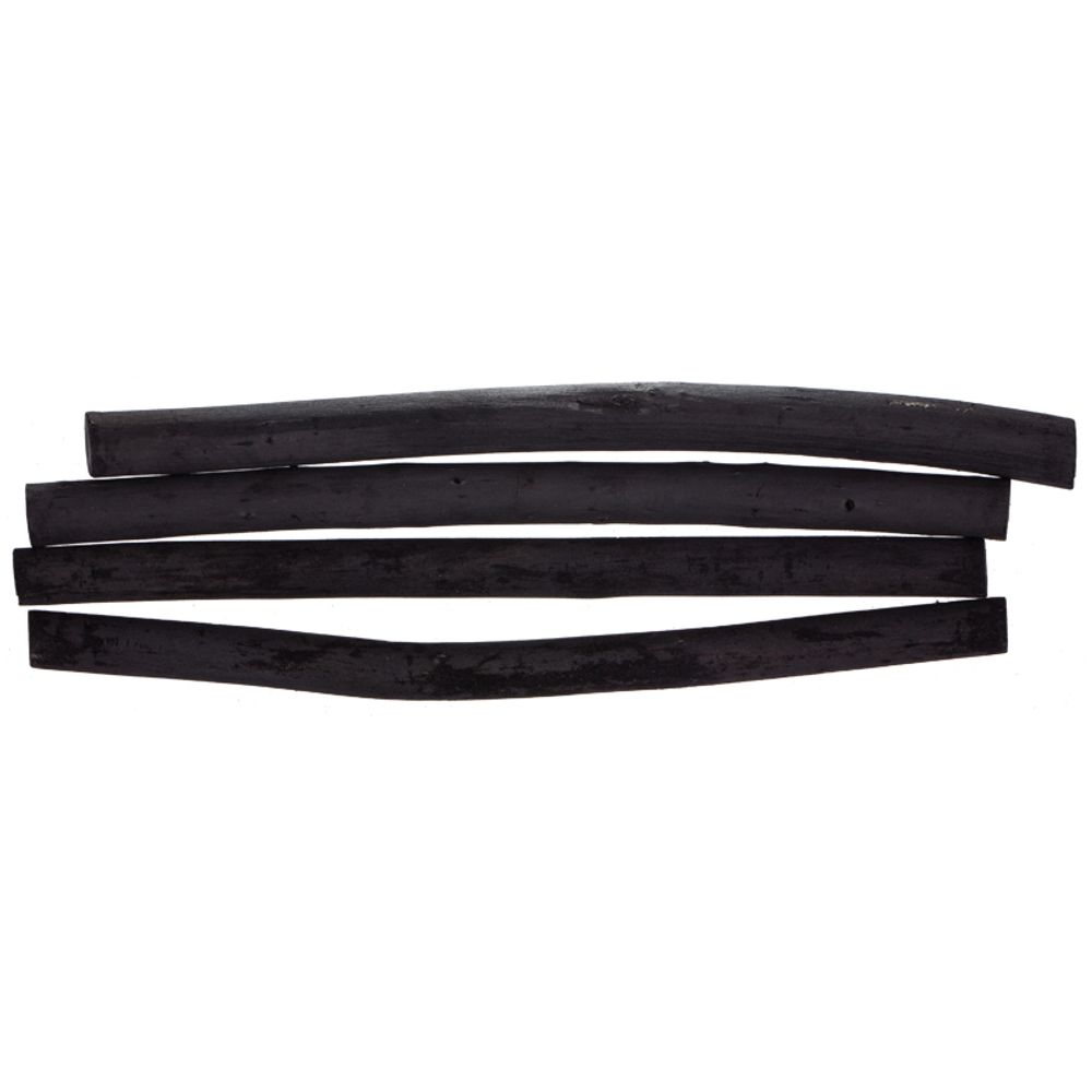 Уголь натуральный Гамма "Московская палитра", ивовый, круглый, Ø 8-10мм, 4шт., картон. упаковка, европодвес