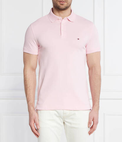 Поло 1985 Tommy Hilfiger - розовый(MW0MW17771)