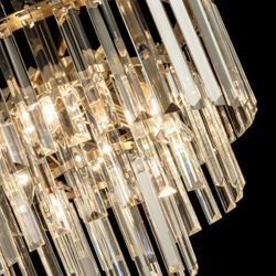 Citilux Фонда CL303163 Люстра хрустальная подвесная Бронза