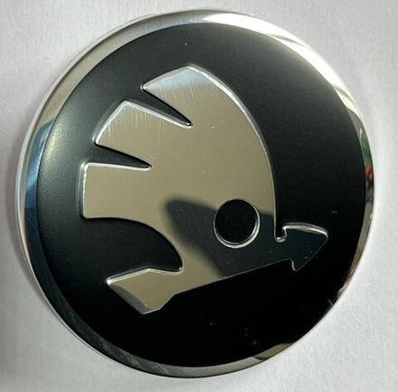 Стикер алюминиевый 60мм SKODA