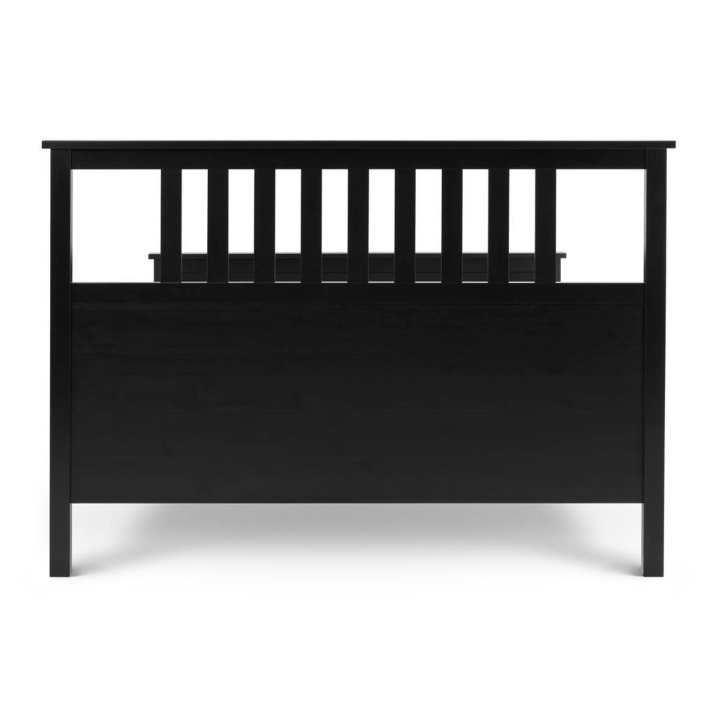 Двуспальная кровать, КЫМОР (HEMNES), 160х200 см, черный