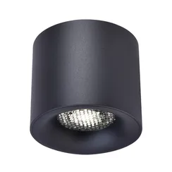 ST761.433.10 Светильник потолочный черный LED 1*10W 3000K 530Lm Ra 36° IP20 D80xH70 170-240VV Накладные светильники