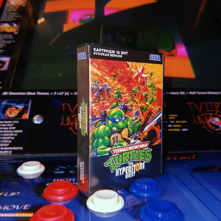 Картридж TMNT: The Hyperstone Heist (SEGA, русская версия)