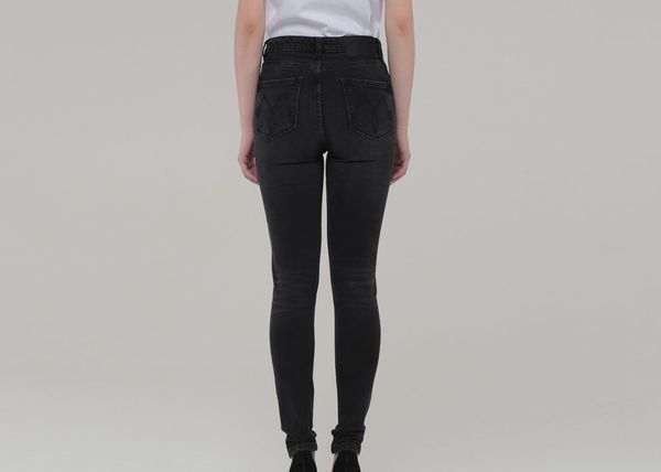 Джинсы Женские Swallow Черные - фото 5