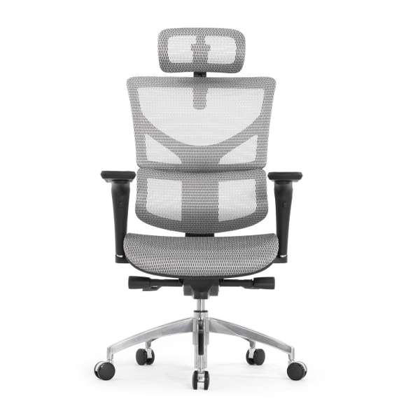 Кресло EXPERT 2 SAIL-ART SAS-MF01 T-06 White (подлокотник 6D(360), подголовник 5D, Сетка белая)