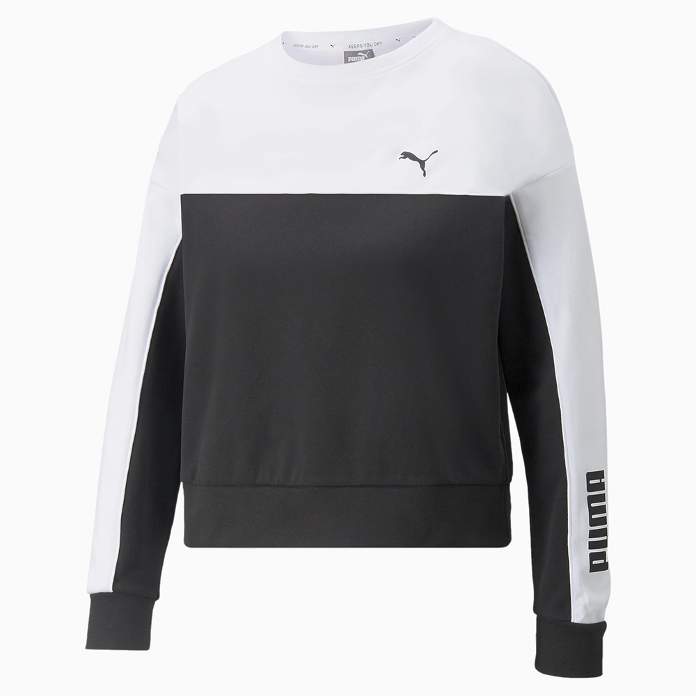 Женская Кофта теннисная Puma Modern Sports Crew - черный