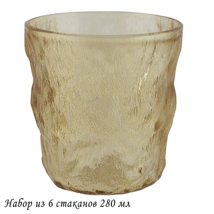 Lenardi 200-014 Набор из 6 стаканов 280мл в под.уп.(х8)Стекло