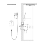 Душевой комплект Timo Selene SX-2039/03SM черный