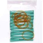 Бигуди пластмассовые-коклюшки 10шт d-1.1см «KUDRI», цвет мятный, (прозрачный пакет с подвесом)