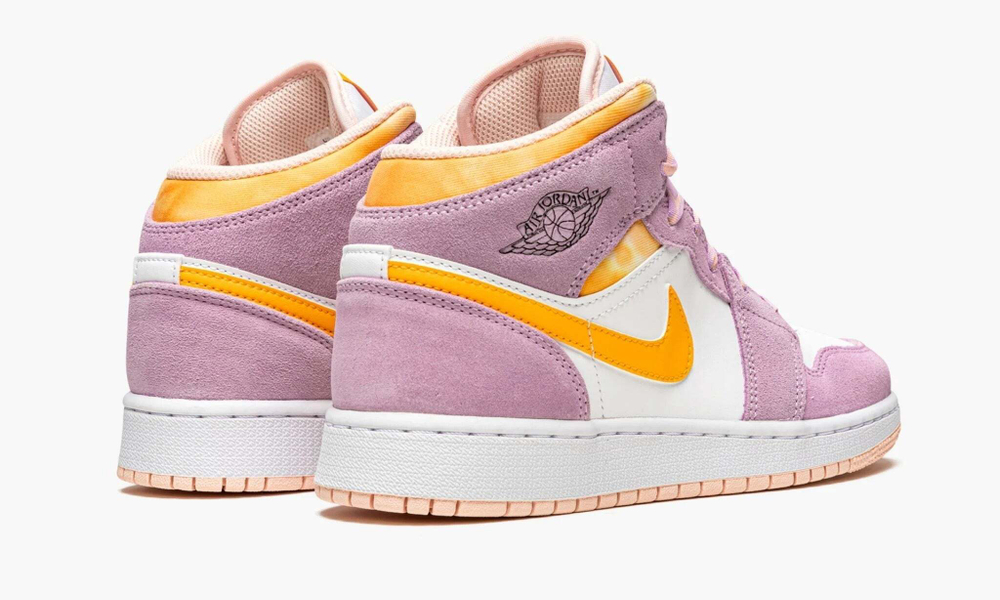 Air Jordan 1 Mid SE GS "Arctic Pink University Gold"