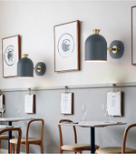 Wall design lamp Hood  (Blue)