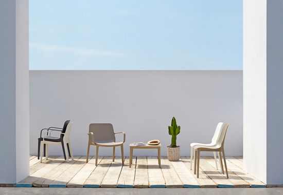 Стул Ginevra пластиковый белый Италия Scab Design