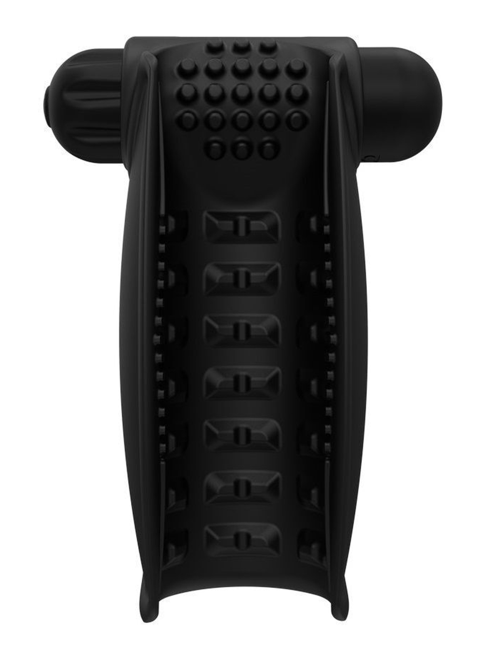 Черный вибромастурбатор Hand Vibe