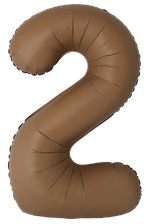 Цифра 2 Slim, Шоколад, Матовый в упаковке 40" Fm