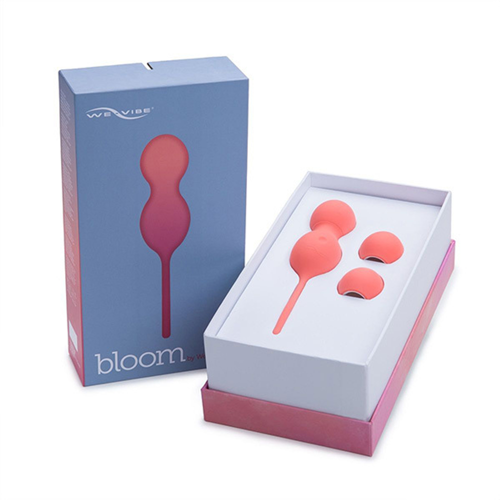 Коралловые вагинальные шарики 3.3см с вибрацией We-Vibe Bloom SNBLSGA