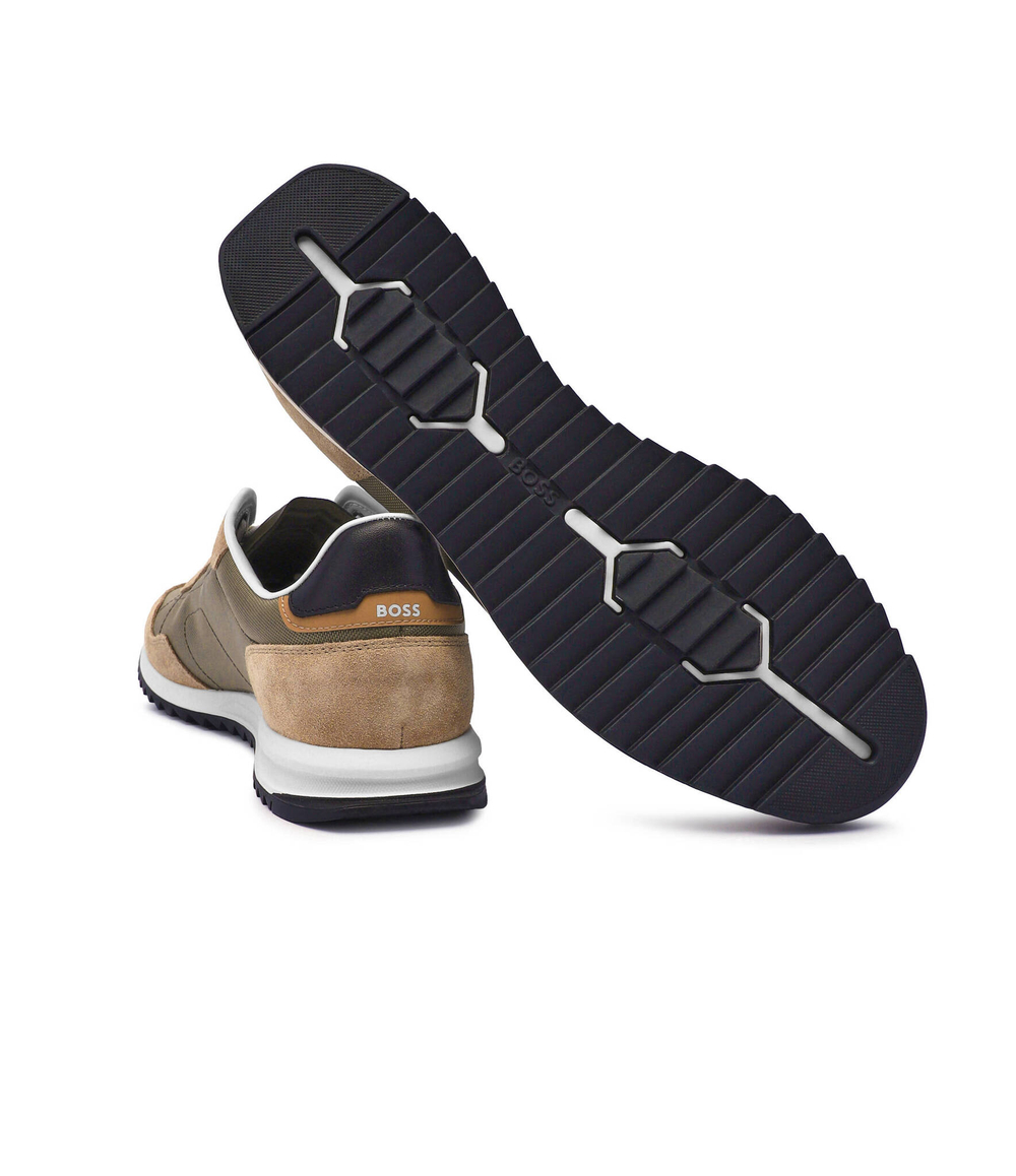 Кроссовки Zayn_Lowp_sdtx BOSS BLACK - оливковый(50517276)