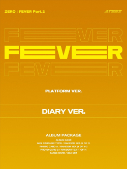 Альбом ATEEZ - ZERO : FEVER PART.2 PLATFORM 3 Version SET