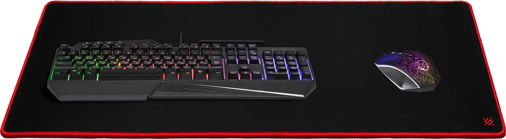 Коврик для компьютерной мыши Defender Black Ultra XXL 900х450х3мм, черный