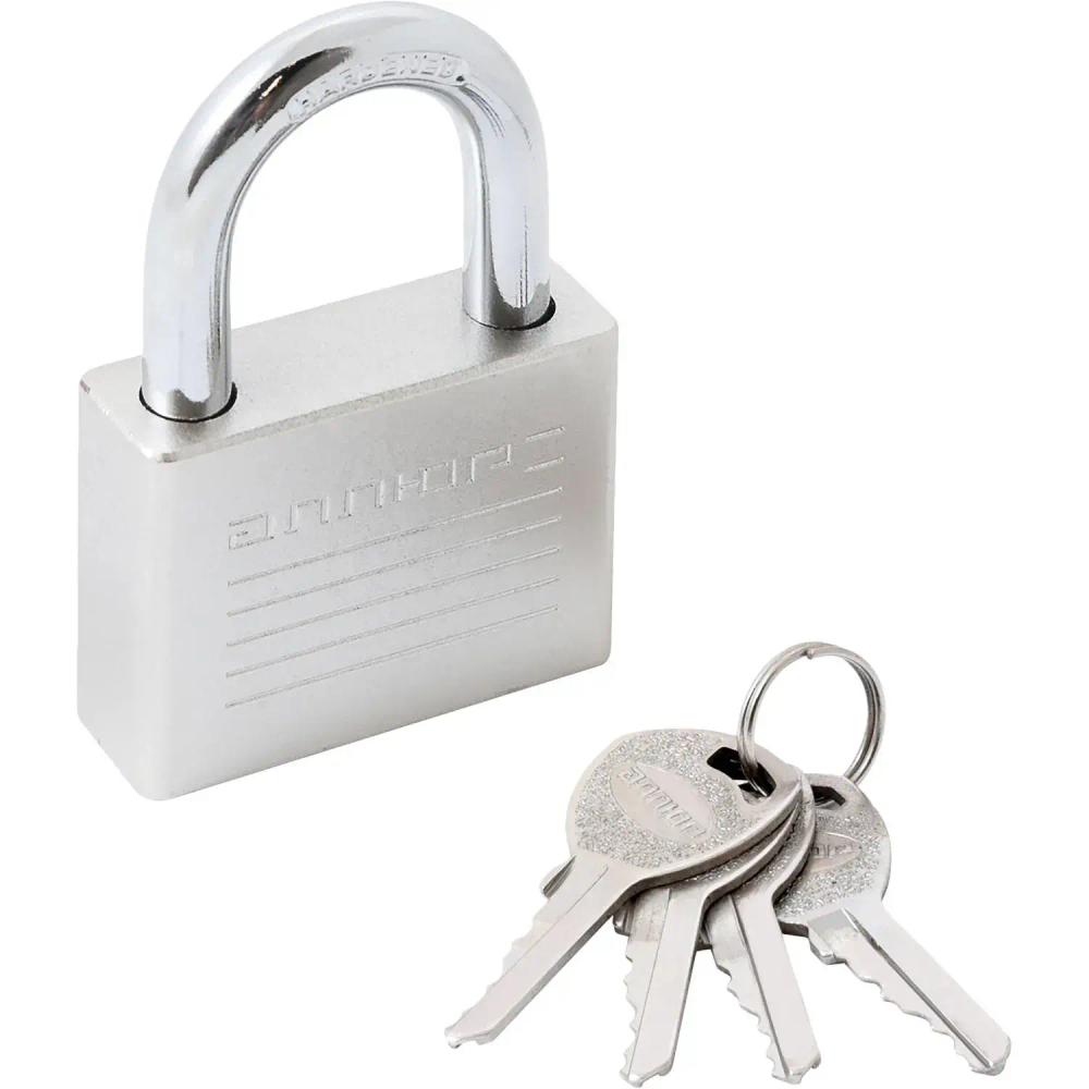 Замок навесной УЗК_Аллюр ВС1Ч-060 (60хd=9,8х33) чугун (16837) хром (4кл)