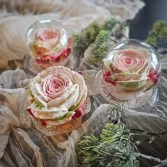 Новогодний зефир «Роза зимняя»