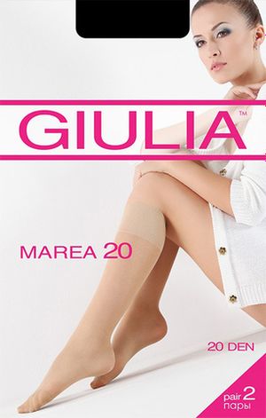 Женские гольфы Marea 20 Lycra (2 пары) Giulia