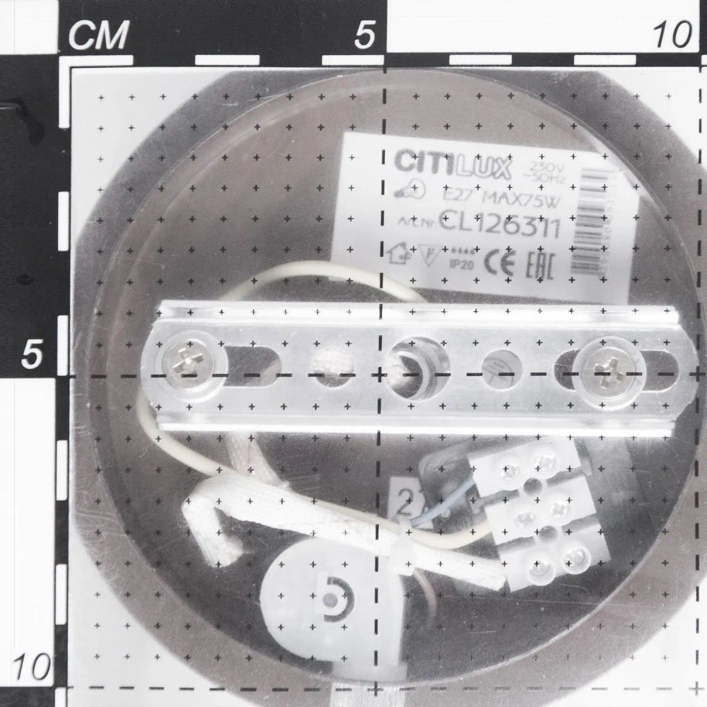 Citilux Берта CL126312 Бра с выключателем Венге Хром