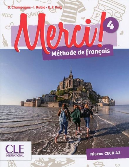 Merci! 4 - Niveau A2 - Livre de l&#39;élève + DVD