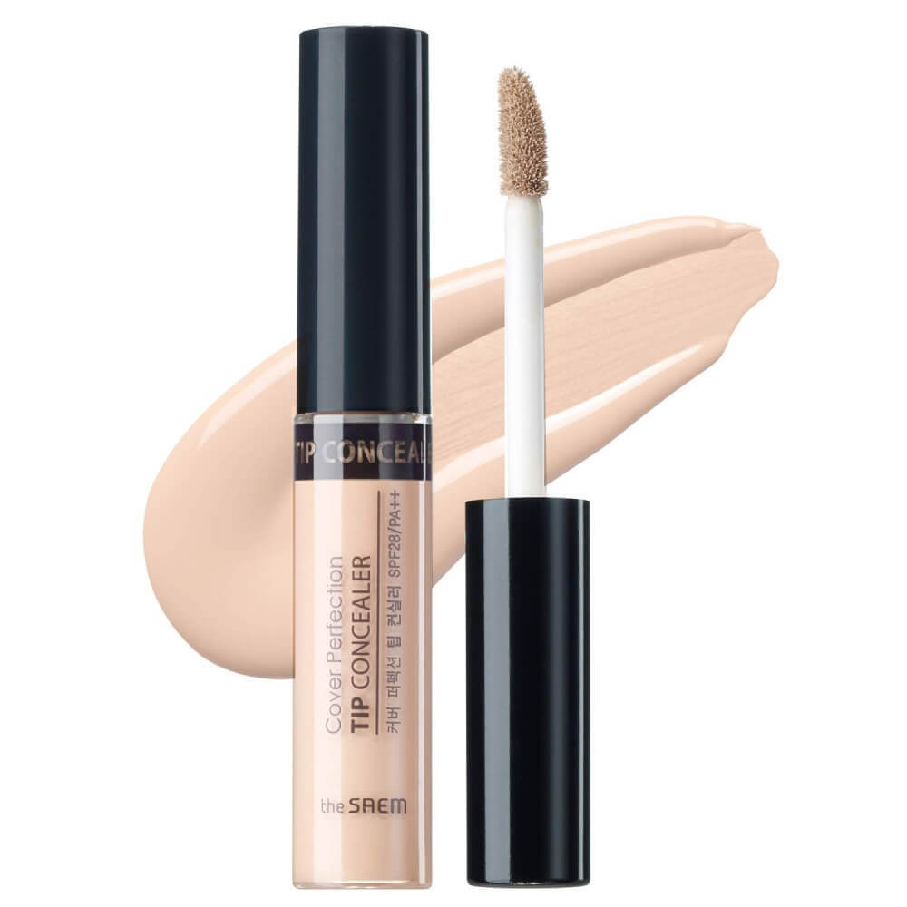 The Saem Жидкий консилер Cover Perfection Tip Concealer 0.5 Ice Beige