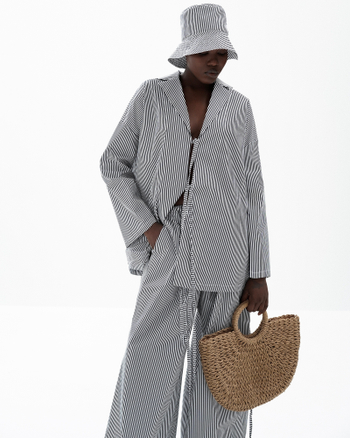 №038 Пижама городская (синяя полоска)