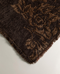 Zara Home плед из полиэстера, коричневый, 140x190 см · 3371/004