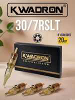 Картридж для татуажа "KWADRON Round Liner 30/7RSLT" упаковка 20 шт.
