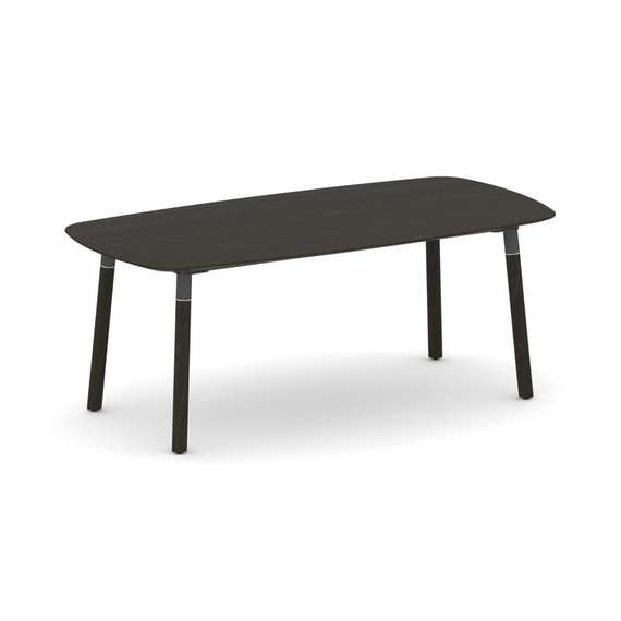 Oak Стол переговорный PR.C.SPRG-008.M Дуб Темный/Металл Антрацит 2000*1000*750