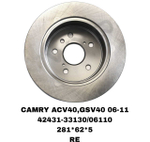 ТОРМОЗНЫЕ ДИСКИ CAMRY ACV40,ASV50 2007-2018 RE