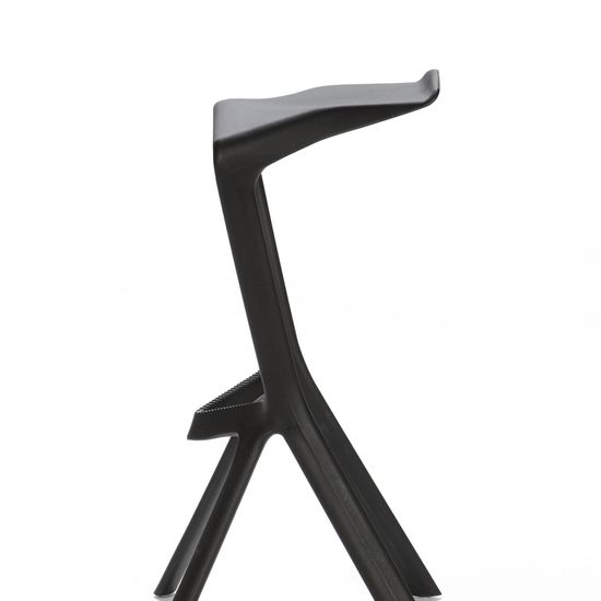 Барный стул Miura 2 черный пластик 