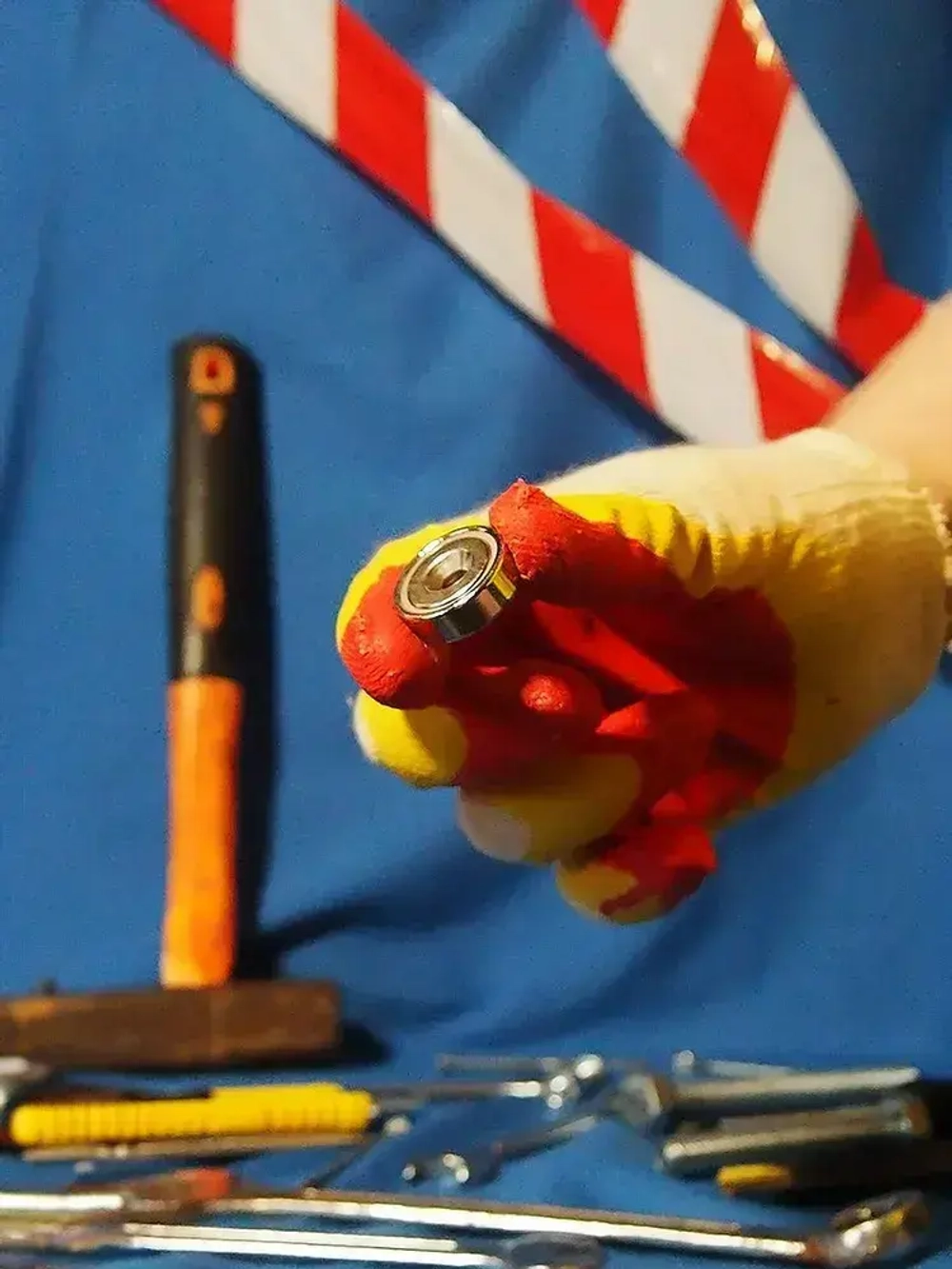 Неодимовый магнит с отверстием зенковкой А25 мм 4 шт.