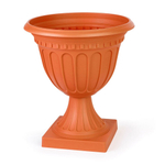 Вазон Олимпия 12л на высокой ножке, коричневый