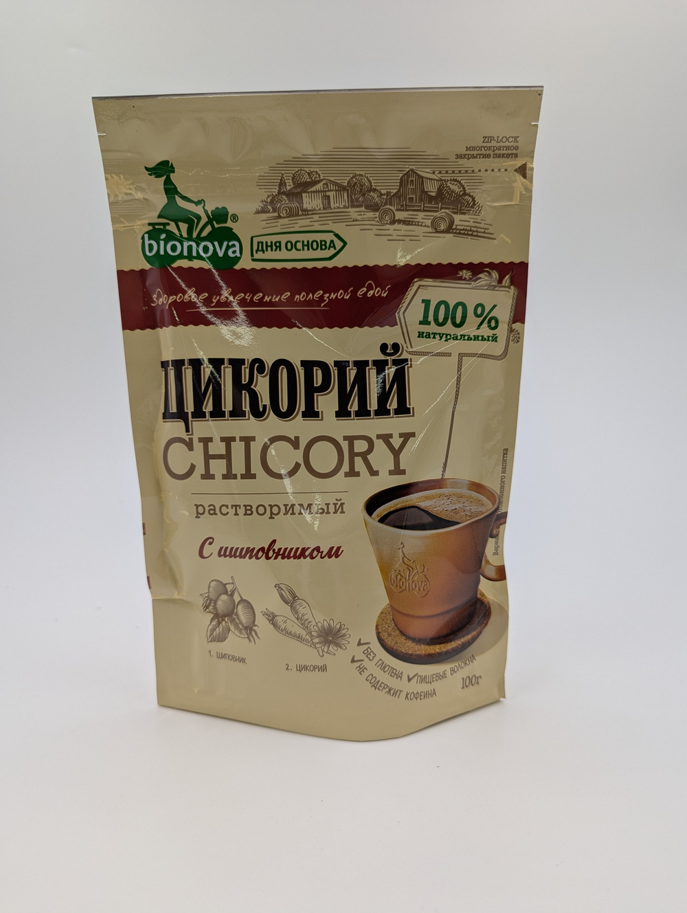 Бионова цикорий с шиповником 100 гр