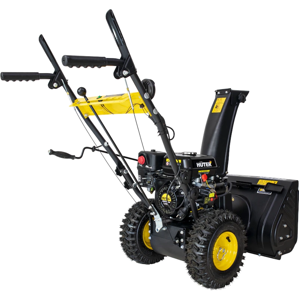 HUTER SGC 4000E снегоуборщик бензиновый 7 л.с, ковш 56 см, выброс 13 м, 4 вперед/2 назад 70/7/14