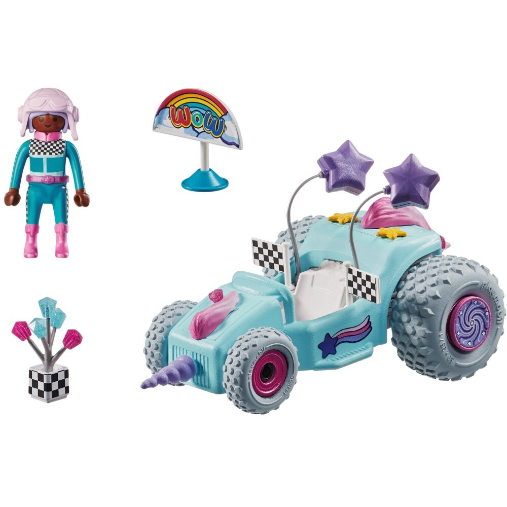 Playmobil - Funstars Racing: Unicorn Go-Kart 71635 / артикул   71635  / GTIN 4008789716354