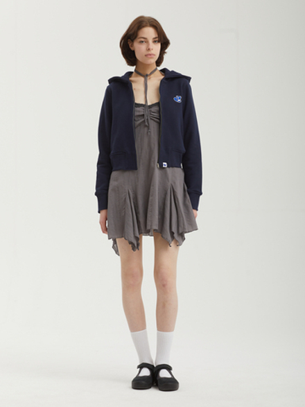 Женская Толстовка Badbear Hug Patch Zipup Crop Navy