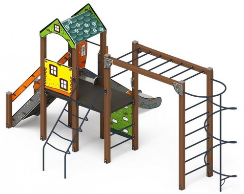 Детский комплекс Играйте с нами Город ДИК 2.01.1.08-01 H=1200