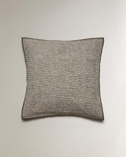 Zara Home наволочка декоративная из хлопка, серый, 45x45 см