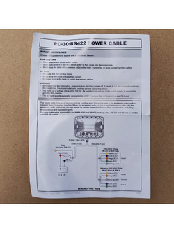 Кабель питания и передачи данных PC-30 RS422 для Lowrance HDS, Elite Ti / Ti2. Replacement 000-0127-49