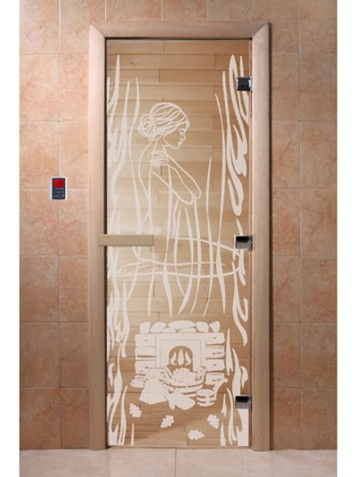 Дверь "Волшебный пар прозрачная"