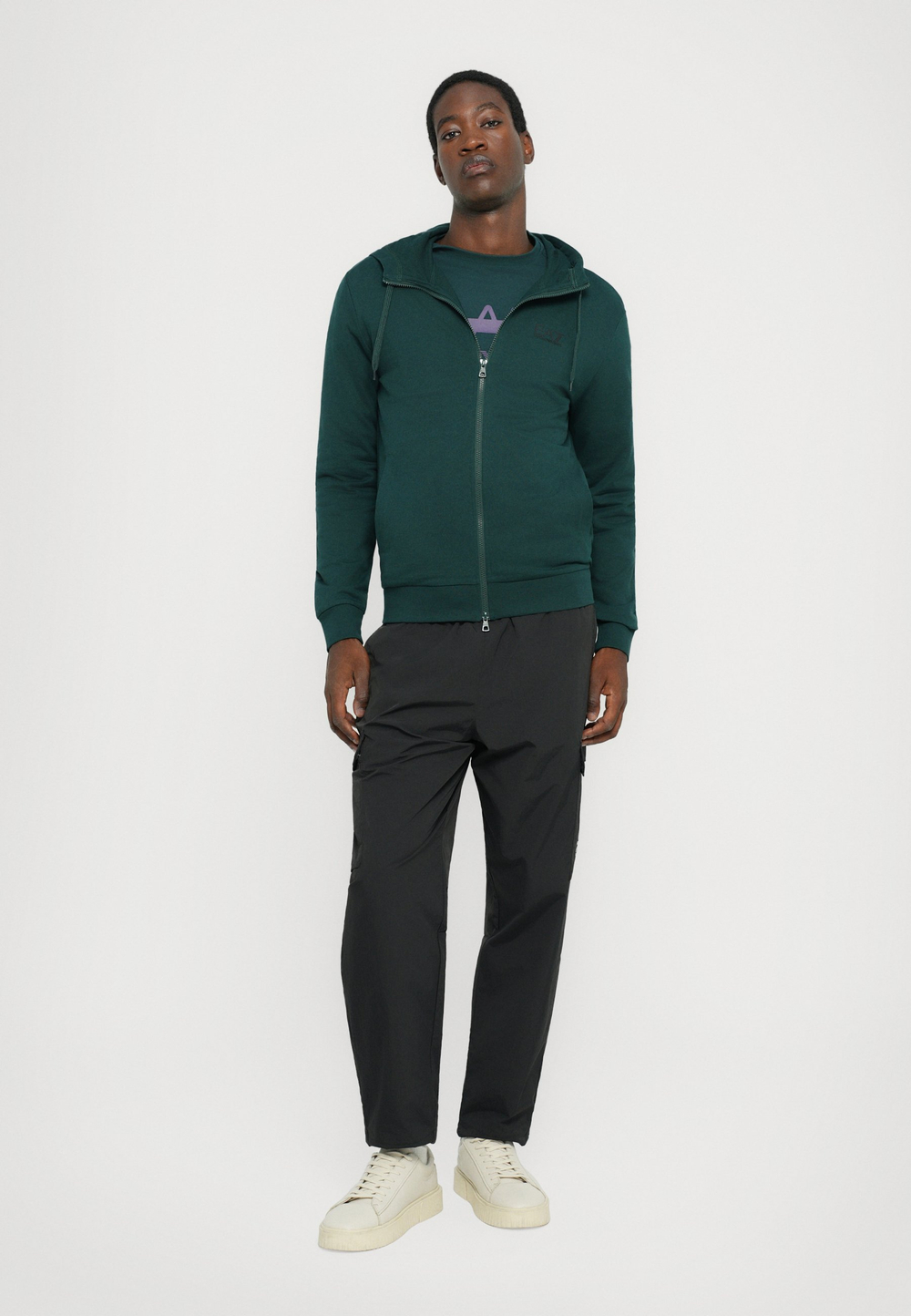 EA7 Emporio Armani UNISEX - Толстовка на молнии - Зелёный
