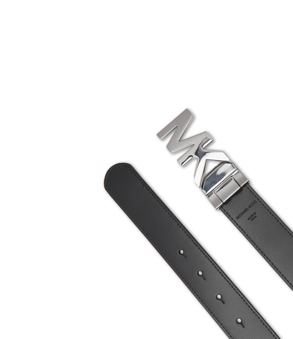 двусторонний кожаный ремень Michael Kors - черный(39H9LBLY1U)